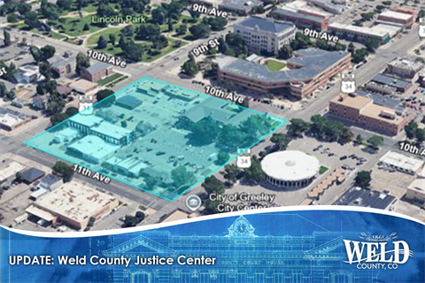 Map of West block where future Justice Center will be 